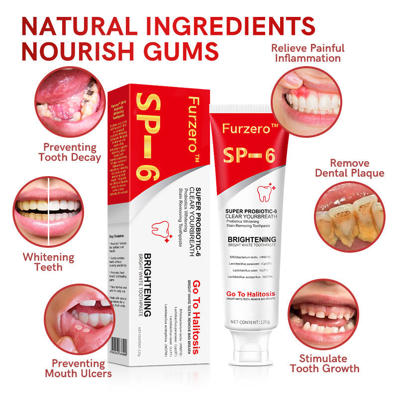 SP-6 Probiotic Whitening Toothpaste✨�