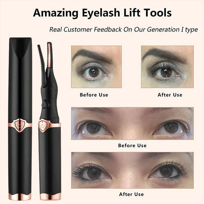 Electric Eyelash Curler for Instant Glam ✨ Blink & Dazzle! 👁️